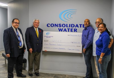 $5,000 Donation Launches New Vocational Training Partnership Between the University  College of the Cayman Islands and Cayman Water Company Limited